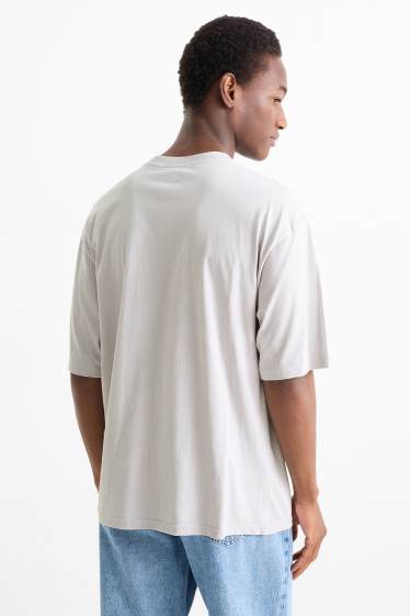 Men - Oversized T-shirt - Spider-Man - light gray