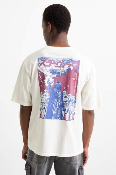 Hommes - T-shirt - Star Wars - blanc crème