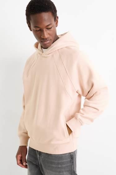 Men - Oversized hoodie - rose