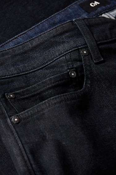Pánské - Slim tapered jeans - džíny - tmavošedé