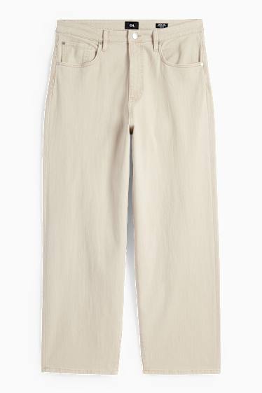 Hommes - Baggy jean - taupe