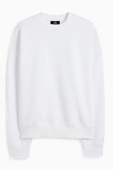 Home - Dessuadora oversized - blanc