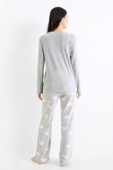 Femmes - Pyjama d’hiver - gris clair