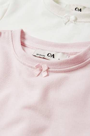 Niños: niñas - Pack de 2 - camisetas térmicas de manga larga - rosa