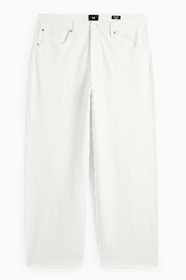 Uomo - Baggy jeans - bianco