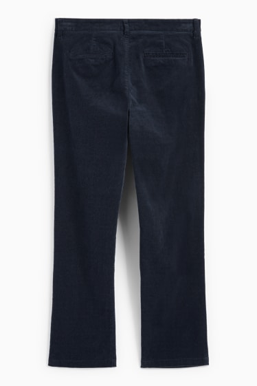 Home - Pantalons de pana - regular fit - blau fosc
