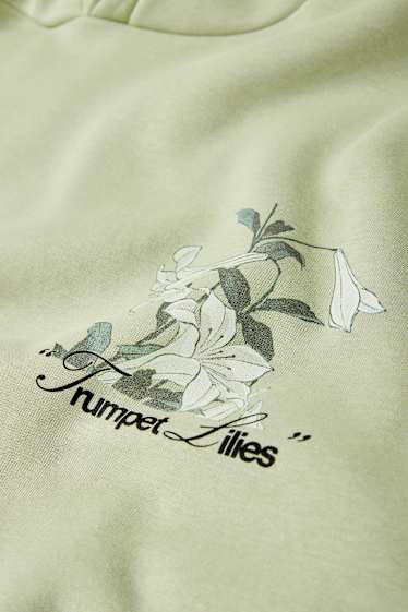 Home - Dessuadora amb caputxa oversized - Hokusai - verd clar