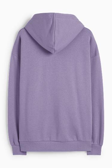 Men - Hoodie - violet-melange
