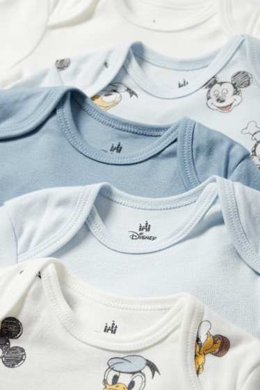 Baby Jungen - Multipack 5er - Disney - Baby-Body - blau / weiß