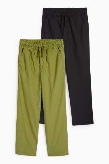 Kinder Jungen - Multipack 2er - Thermohose - schwarz
