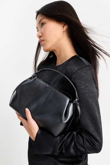 Femmes - Sac doté d’une bandoulière amovible - matière synthétique - noir