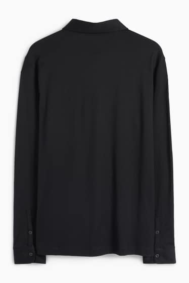 Herren - Poloshirt - schwarz