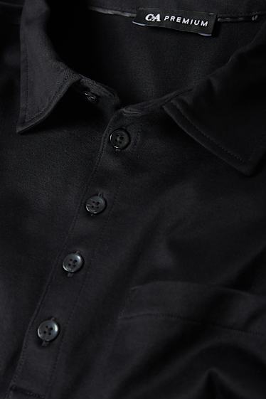 Herren - Poloshirt - schwarz
