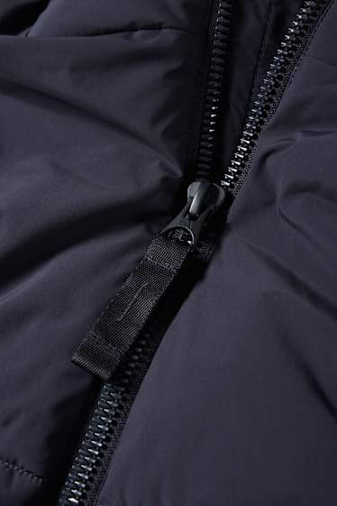 Hombre - Chaqueta acolchada con capucha - negro