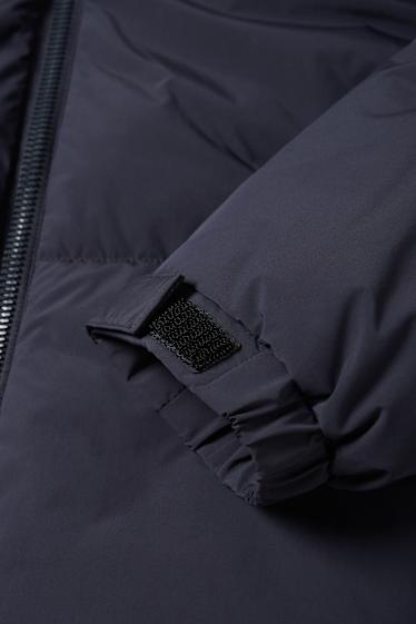 Hombre - Chaqueta acolchada con capucha - negro