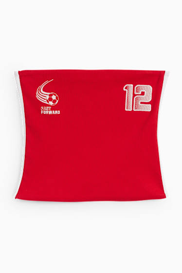 Women - Bandeau top - red