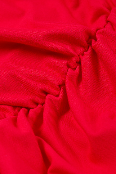 Femmes - Robe moulante en viscose - rouge