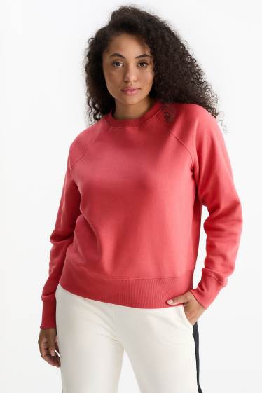 Femmes - Sweat basique - rouge clair