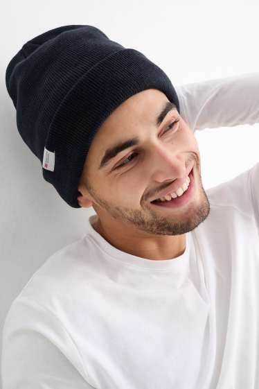 Men - Beanie - dark blue