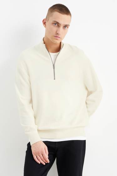 Home - Jersei - blanc trencat
