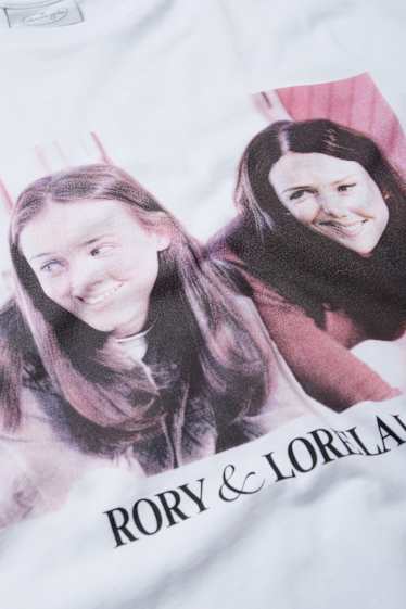 Dames - T-shirt - Gilmore Girls - wit