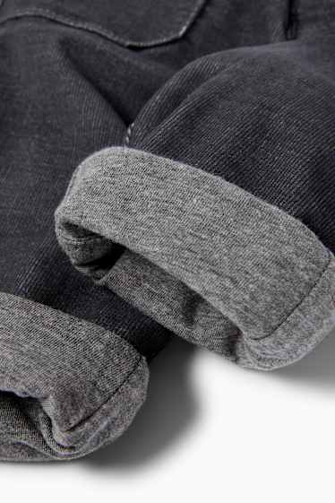 Bébés garçons - Pantalon en velours côtelé pour bébé - pantalon doublé - gris