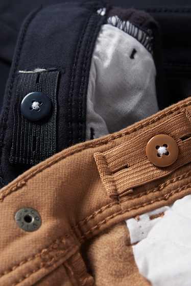 Bambini - Confezione da 2 - pantaloni termici - blu scuro