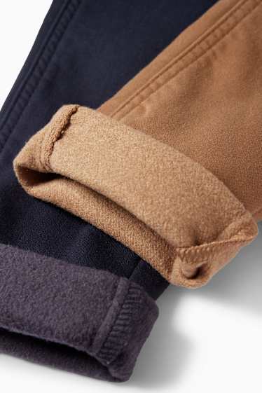 Bambini - Confezione da 2 - pantaloni termici - blu scuro