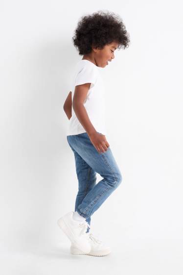 Kinder Jungen - Multipack 2er - Slim Jeans - Thermojeans - blau / dunkelblau