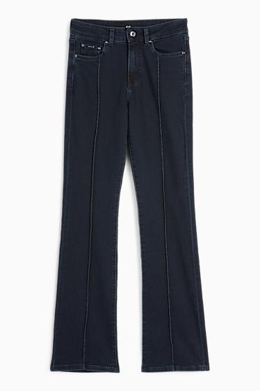 Damen - Bootcut Jeans - Mid Waist - LYCRA® - dunkelblau