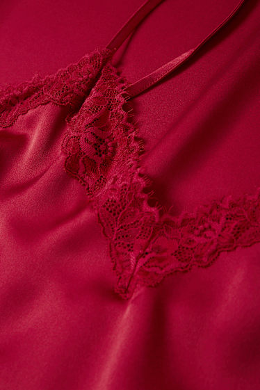 Femmes - Négligé - rouge foncé