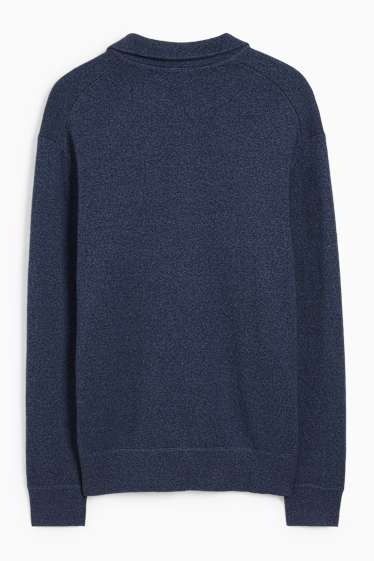 Hommes - Pull - bleu foncé