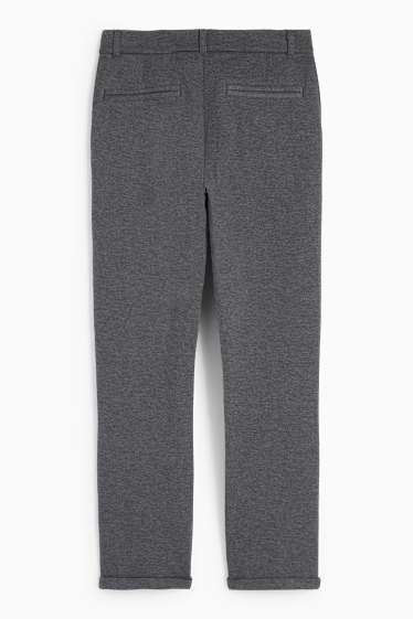 Kinder Jungen - Stoffhose - dunkelgrau