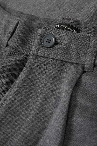 Kinder Jungen - Stoffhose - dunkelgrau