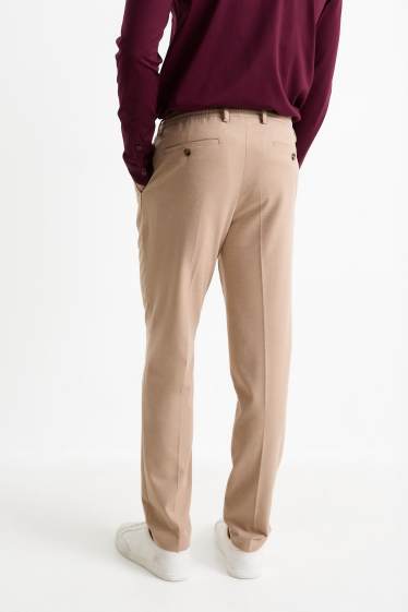 Herren - Baukasten-Hose - Slim Fit - Flex  - hellbeige