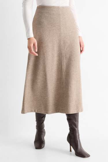 Dames - Rok - beige