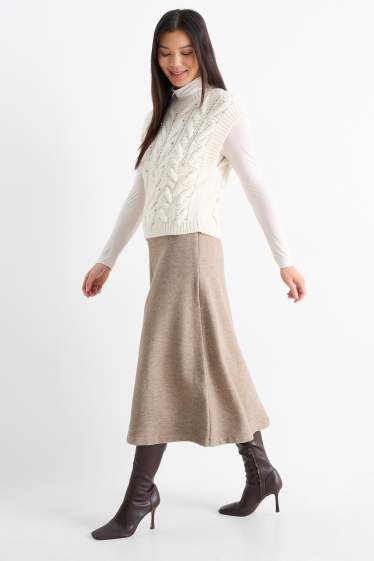Dames - Rok - beige