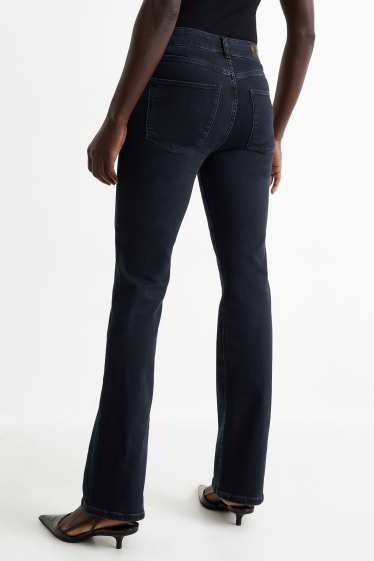 Damen - Bootcut Jeans - Mid Waist - LYCRA® - dunkelblau