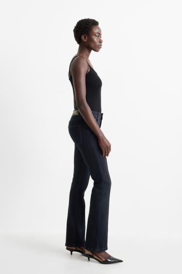 Damen - Bootcut Jeans - Mid Waist - LYCRA® - dunkelblau