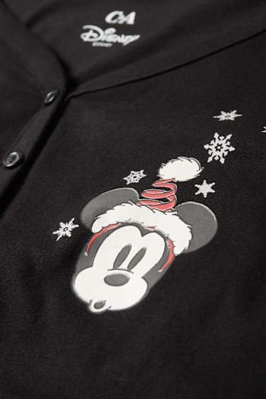 Kobiety - Piżama na zimę - Myszka Miki - czarny