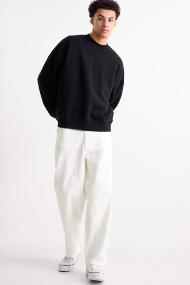 Uomo - Baggy jeans - bianco