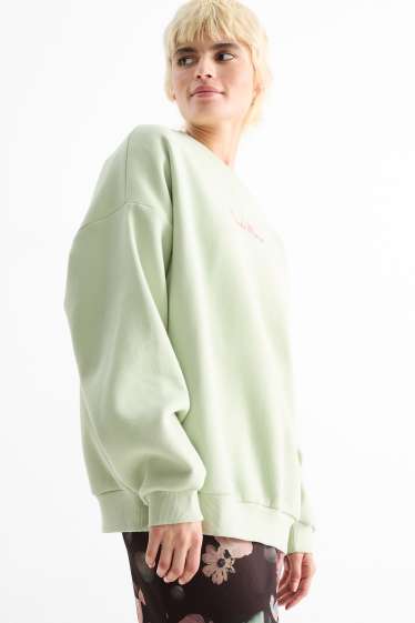 Dames - Sweatshirt - Claude Monet - lichtgroen
