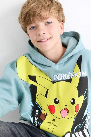 Copii - Băieți - Pokémon - Pikachu - hanorac - albastru