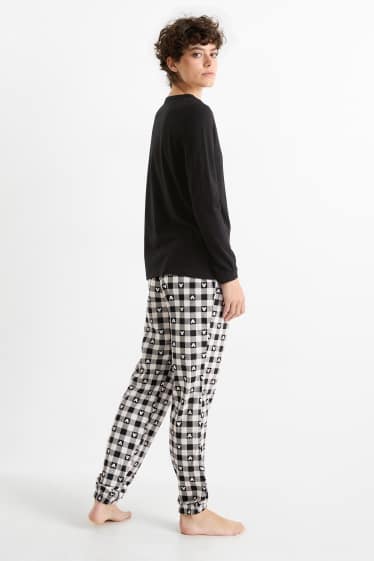 Kobiety - Piżama na zimę - Myszka Miki - czarny