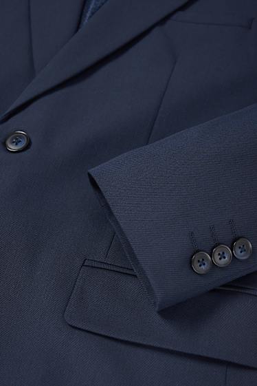 Home - Americana combinable - slim fit - Flex - 4 Way Stretch - blau fosc