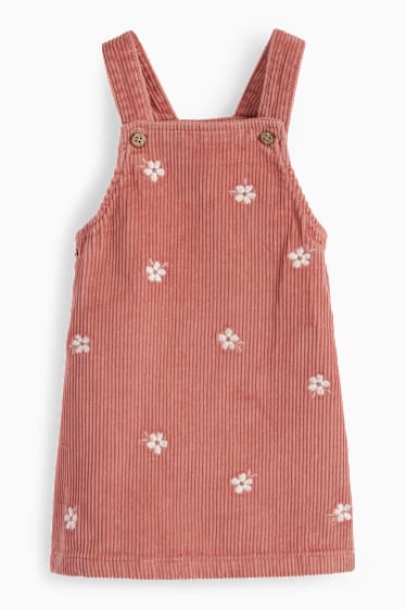 Bébés filles - Petites fleurs - ensemble bébé - 2 pièces - rose foncé