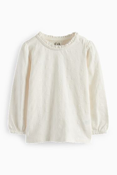 Bébés filles - Petites fleurs - ensemble bébé - 2 pièces - rose foncé