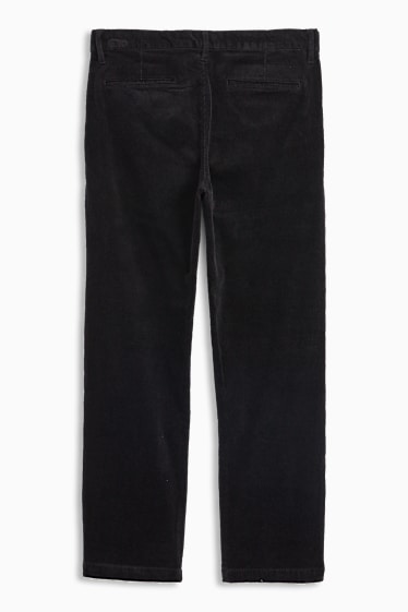 Home - Pantalons de pana - regular fit - negre