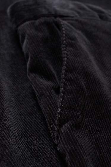 Home - Pantalons de pana - regular fit - negre