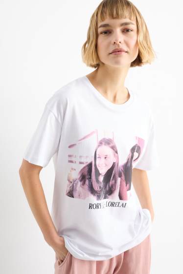 Dames - T-shirt - Gilmore Girls - wit